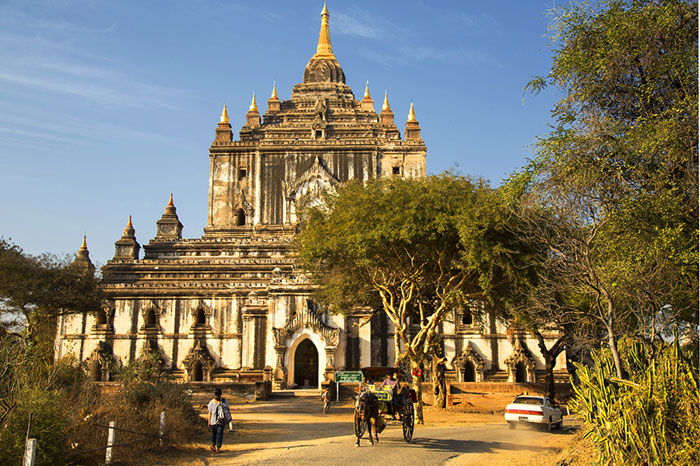 Visiter Bagan, temple Thatbyinnyu